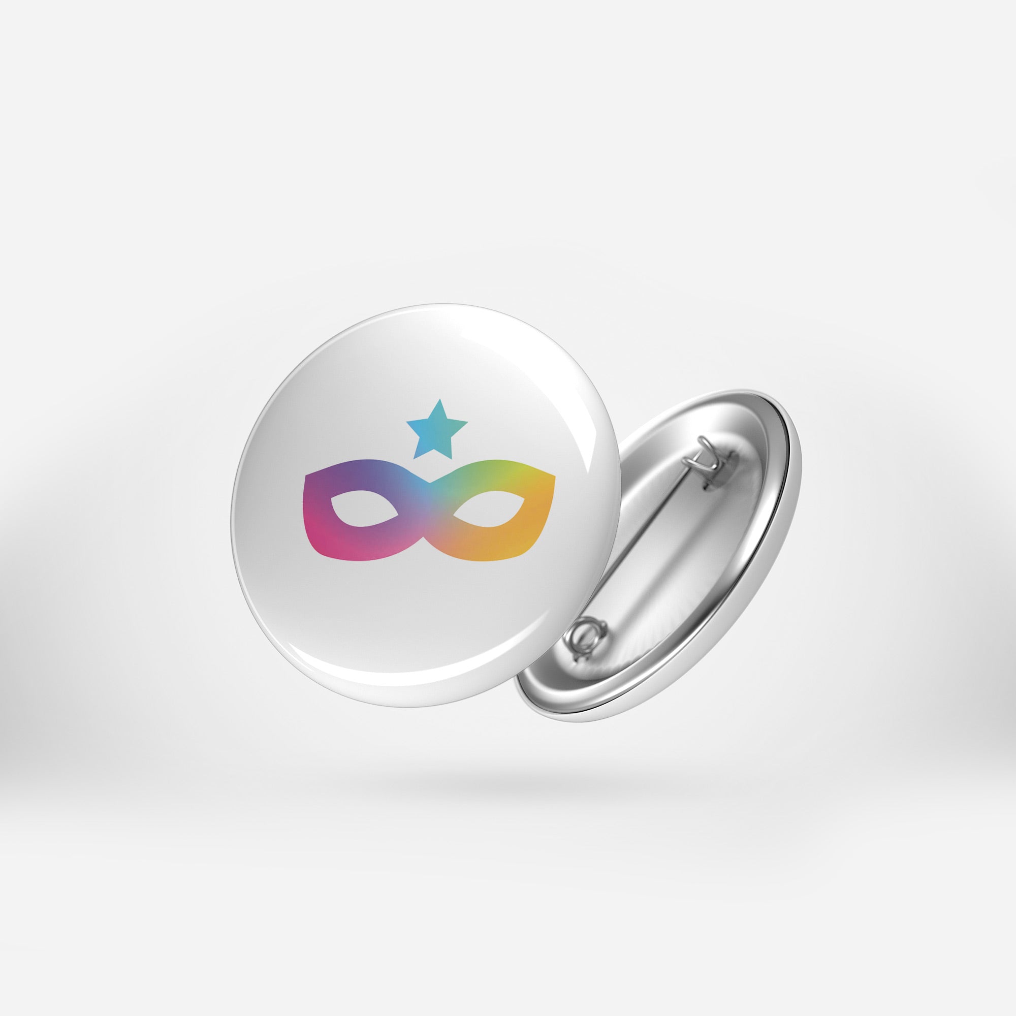Badge MASQUE SUPER - Ø 32mm