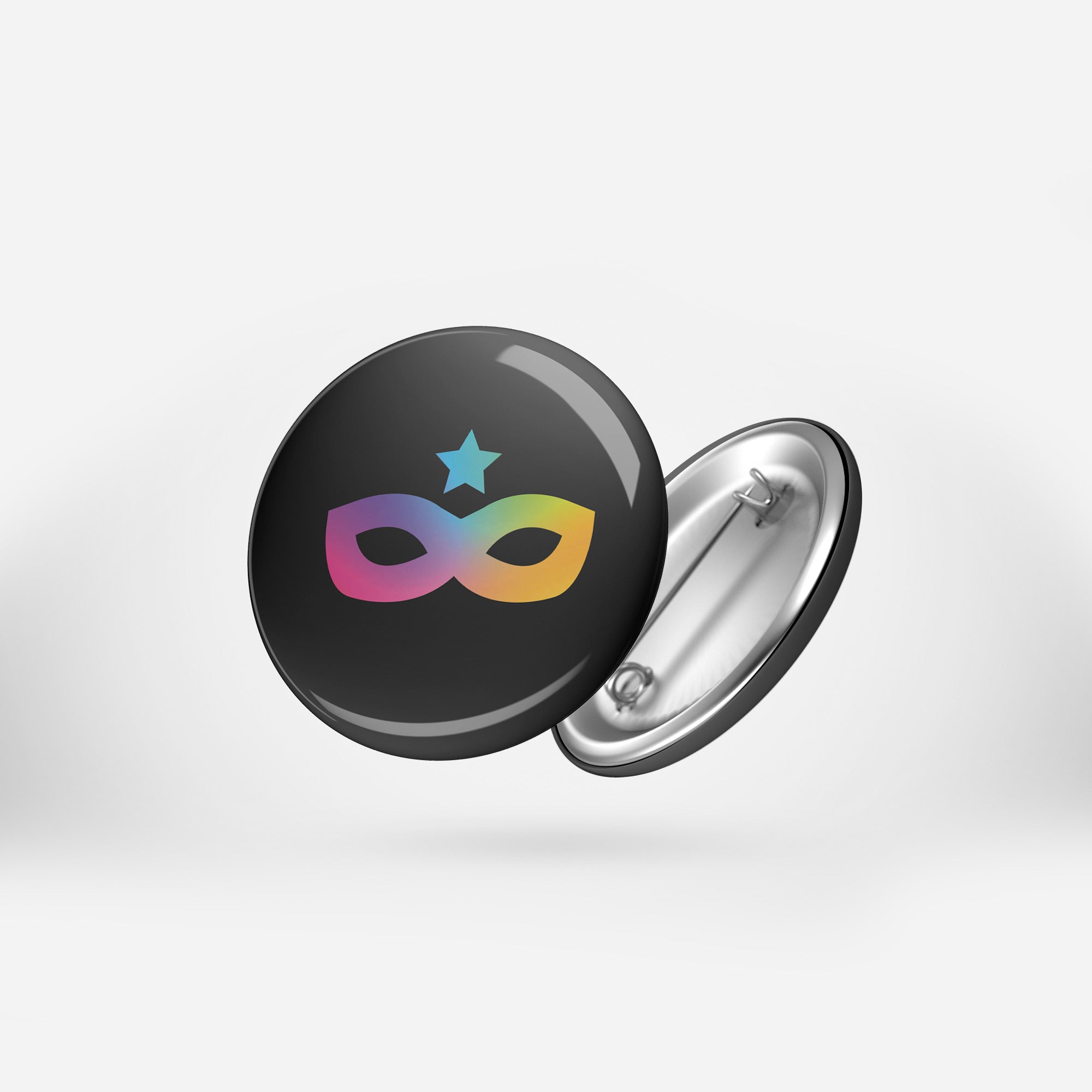 Badge MASQUE SUPER - Ø 32mm