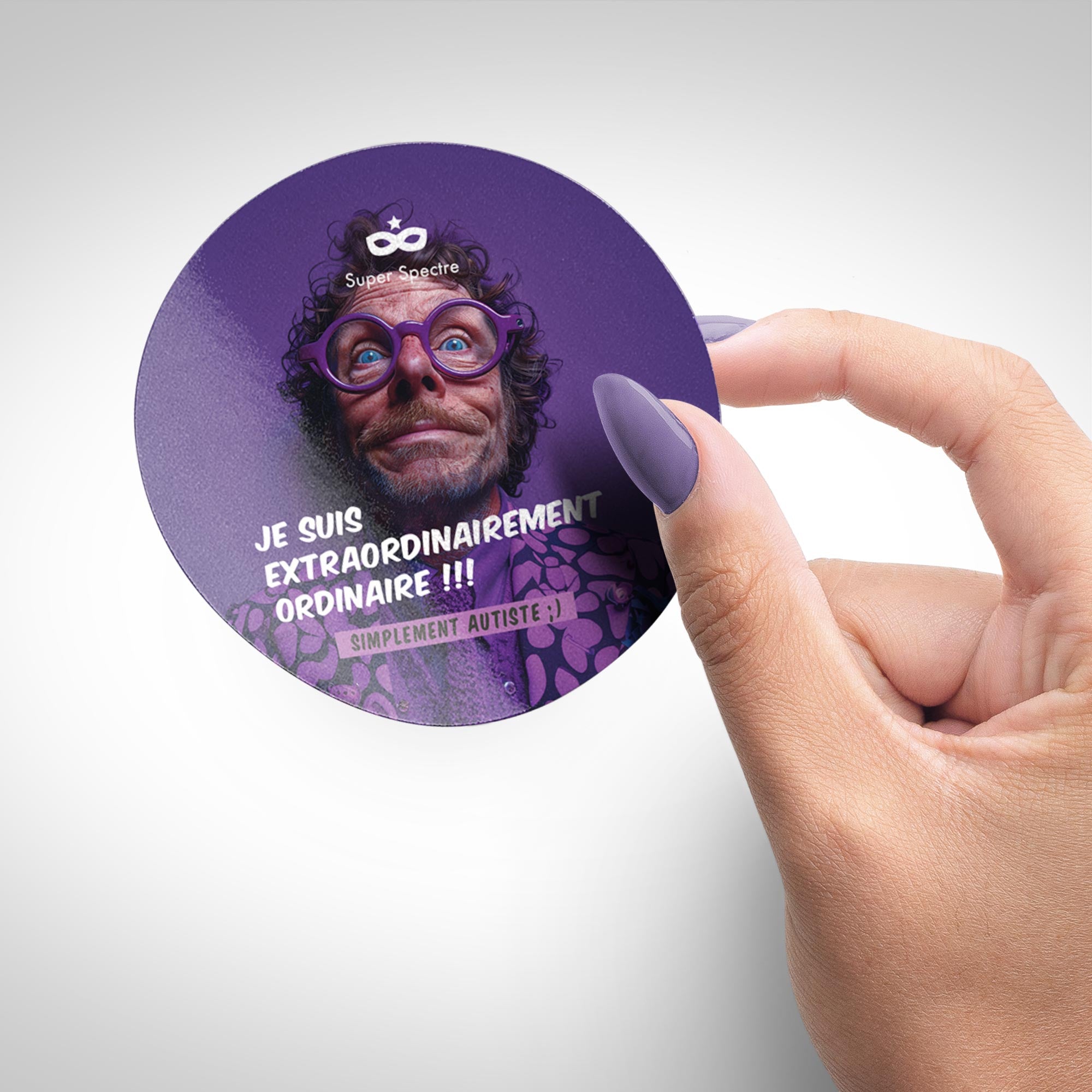 Pack de 7 stickers de sensibilisation à l'autisme
