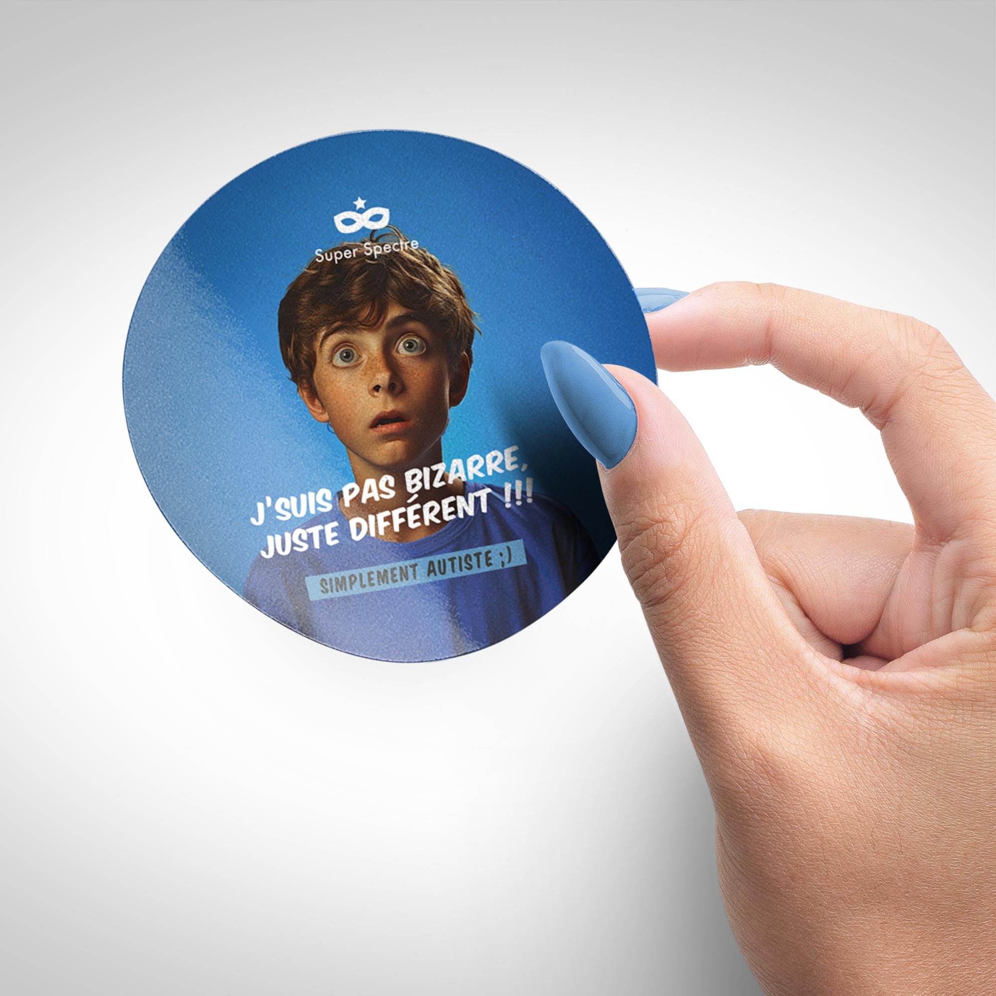 Pack de 7 stickers de sensibilisation à l'autisme