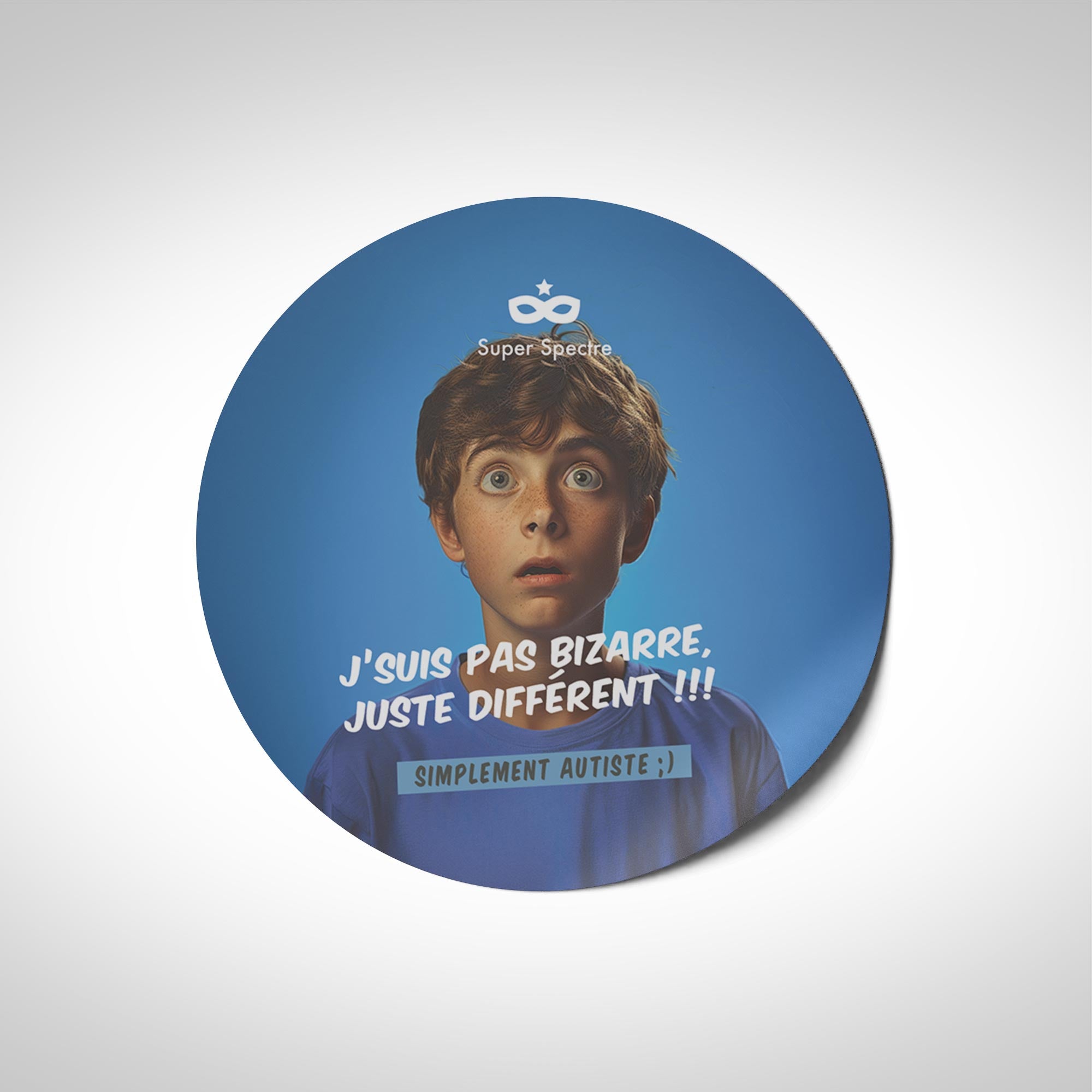 Pack de 7 stickers de sensibilisation à l'autisme