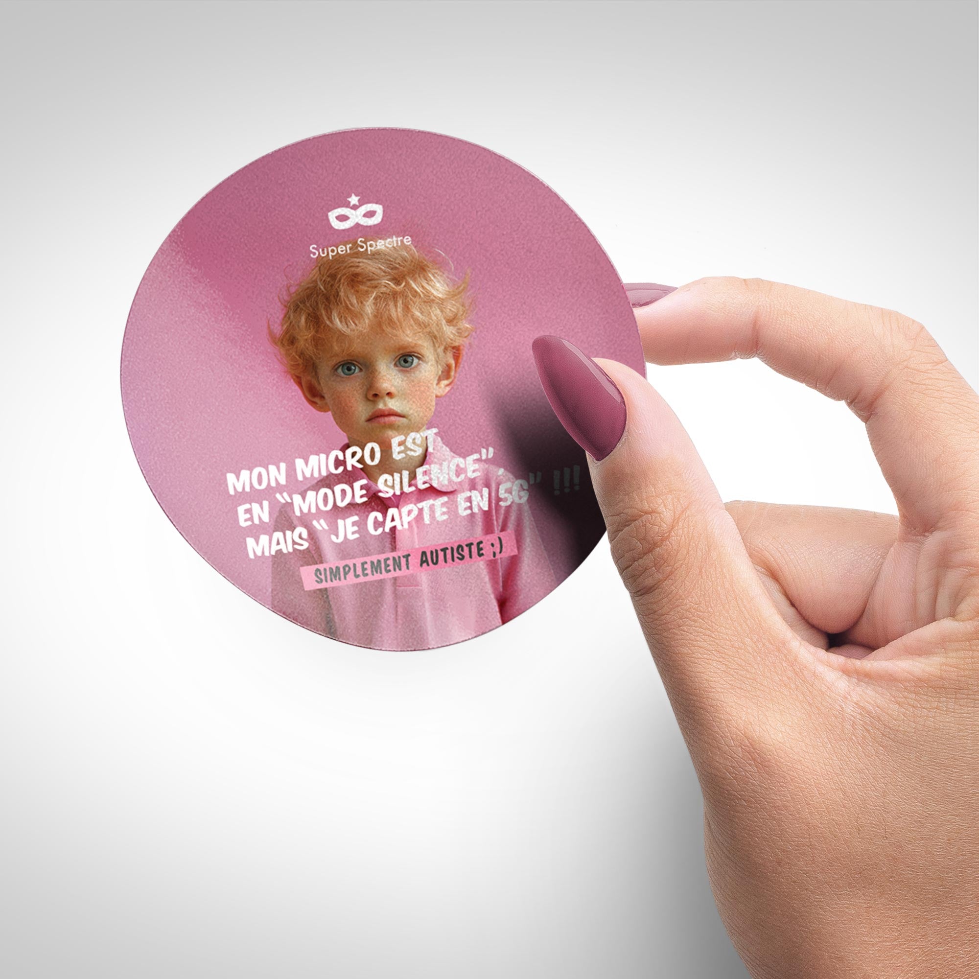Pack de 7 stickers de sensibilisation à l'autisme