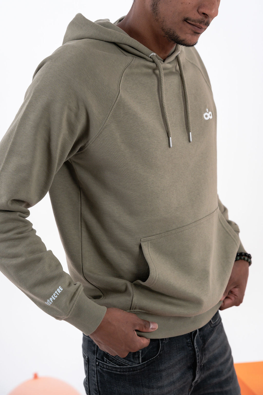 Sweat à Capuche Adulte Kaki