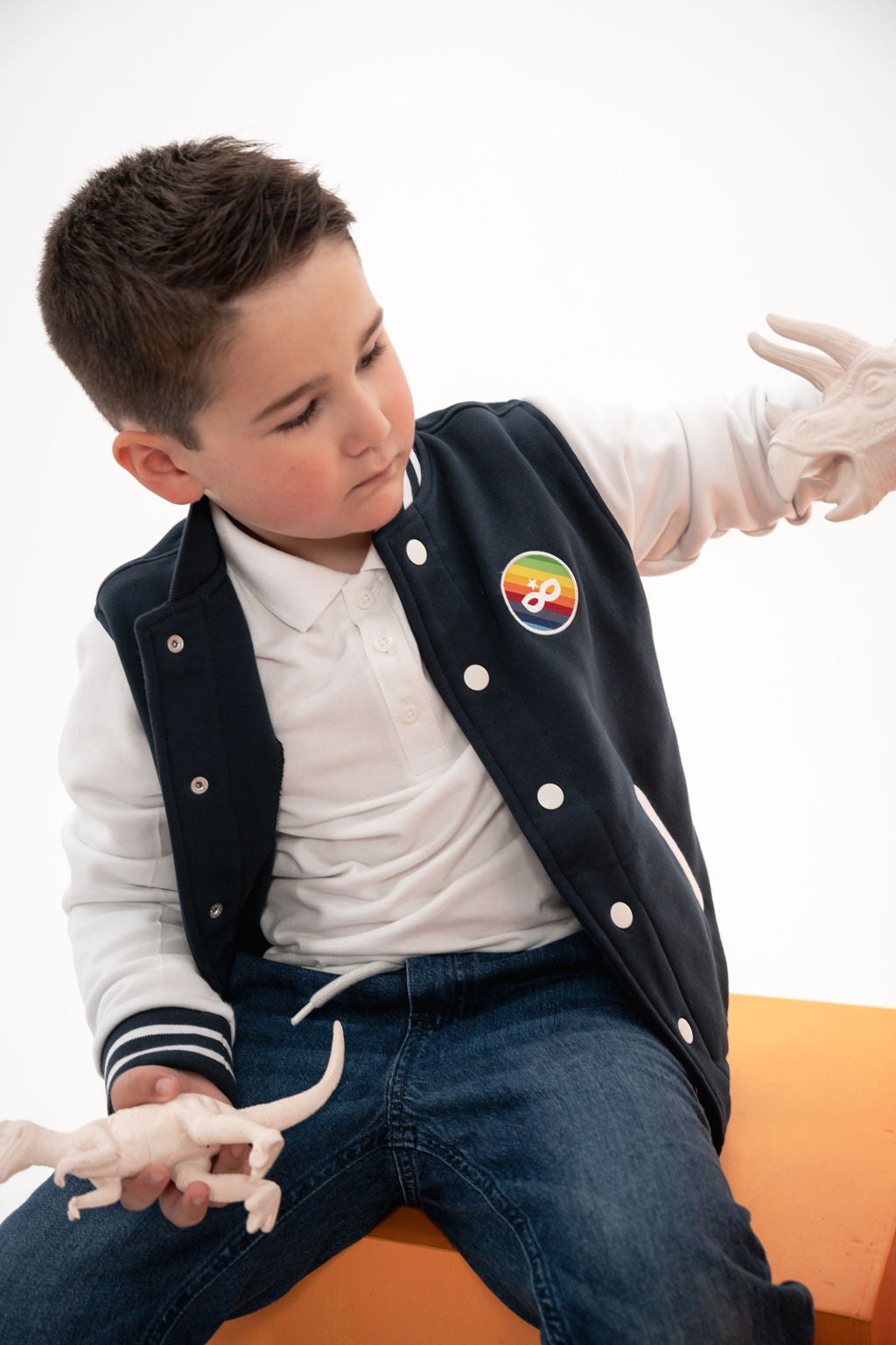 Veste Teddy Enfant Bleu Marine