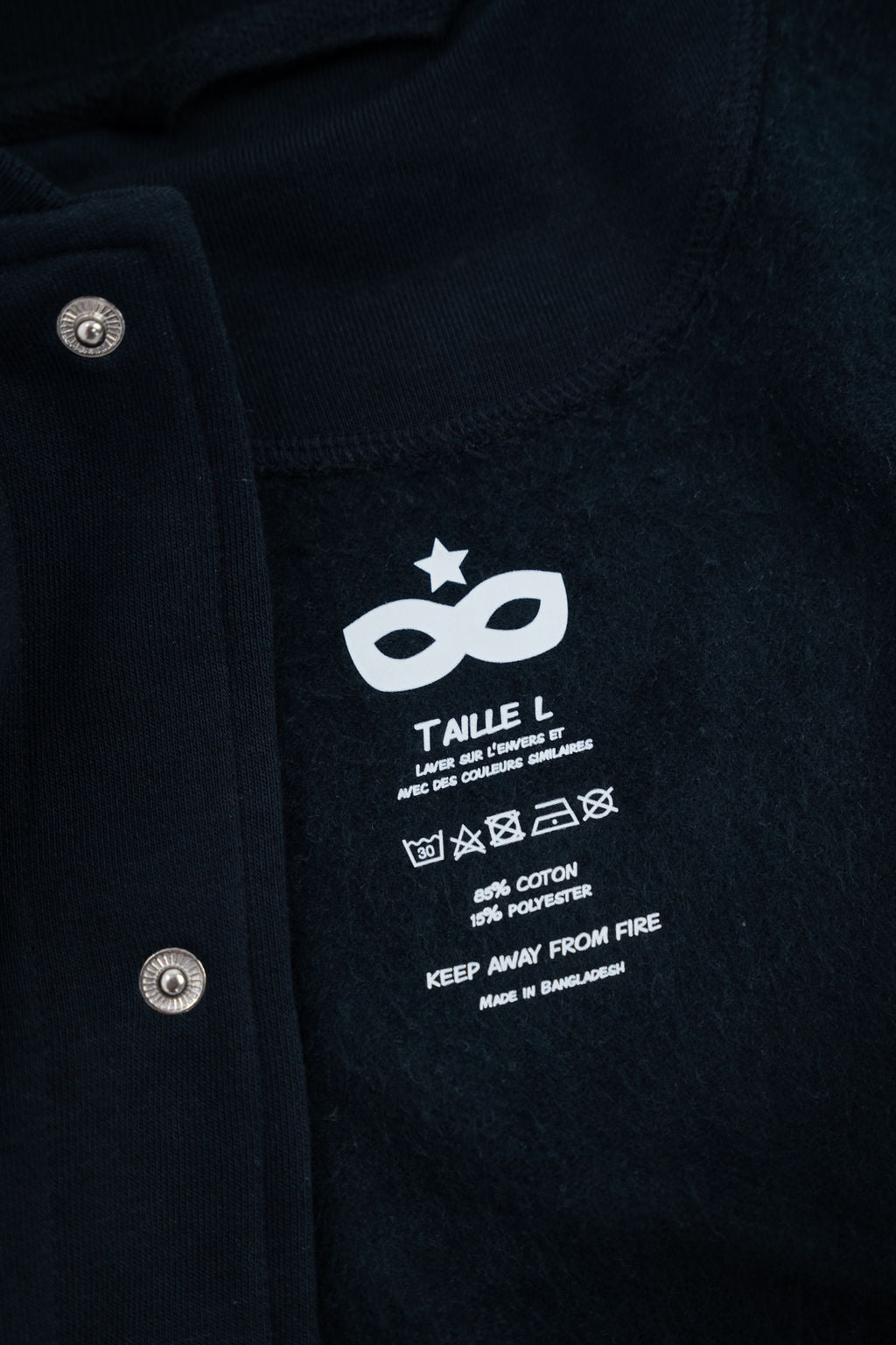 Veste Teddy Adulte Bleu Marine