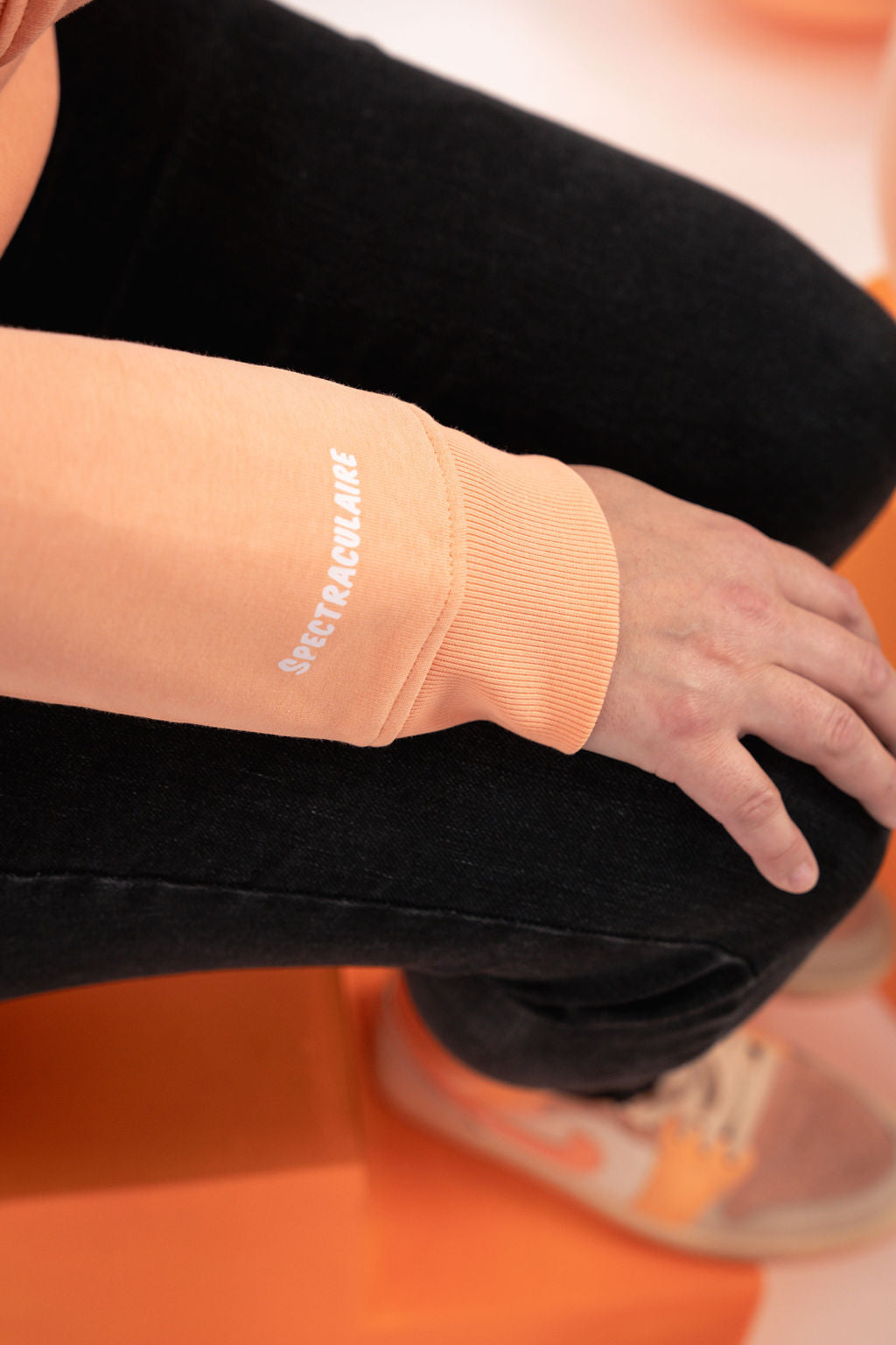 Sweat à Capuche Adulte Pêche