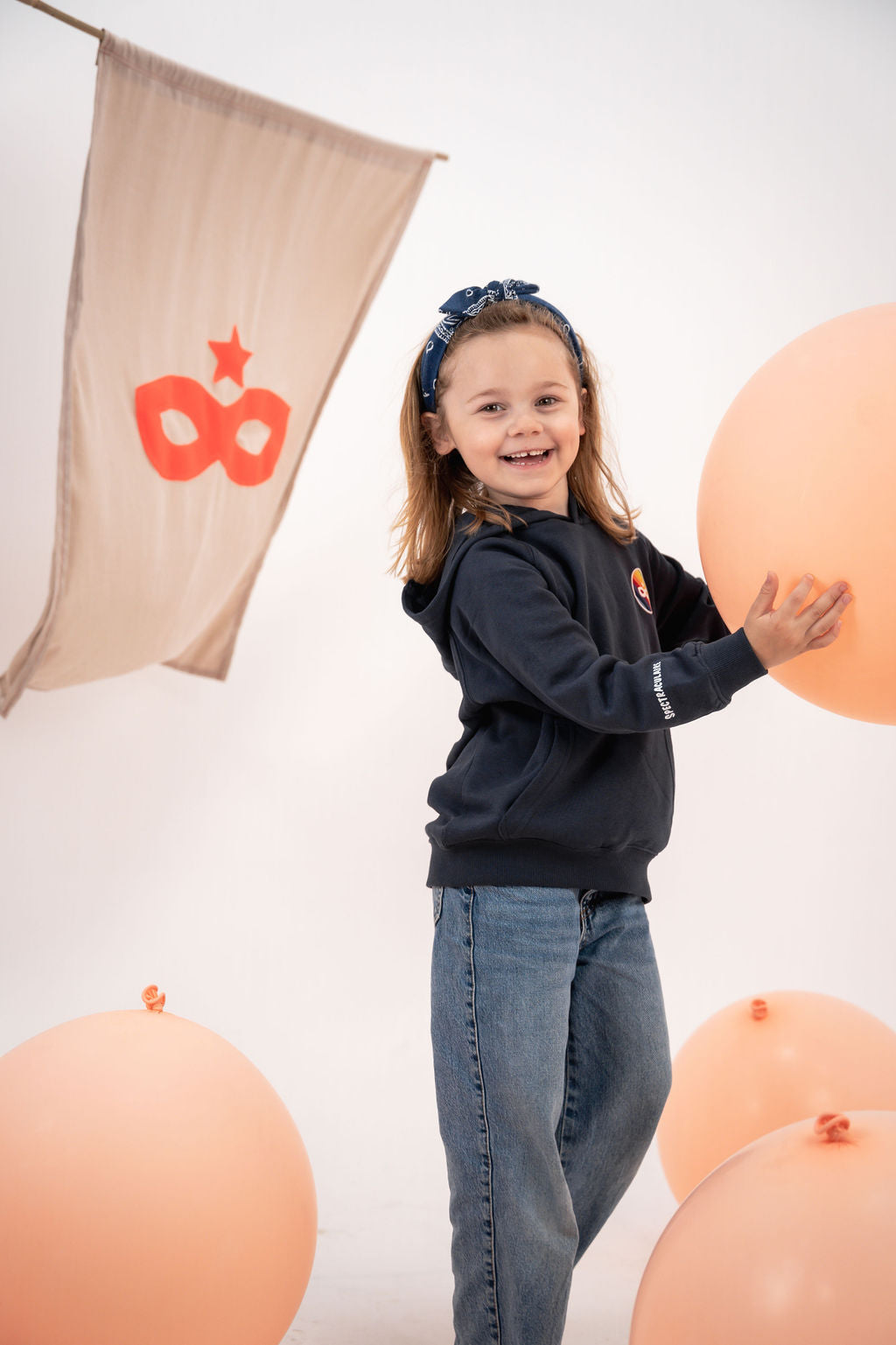 Sweat à Capuche Enfant Bleu Marine