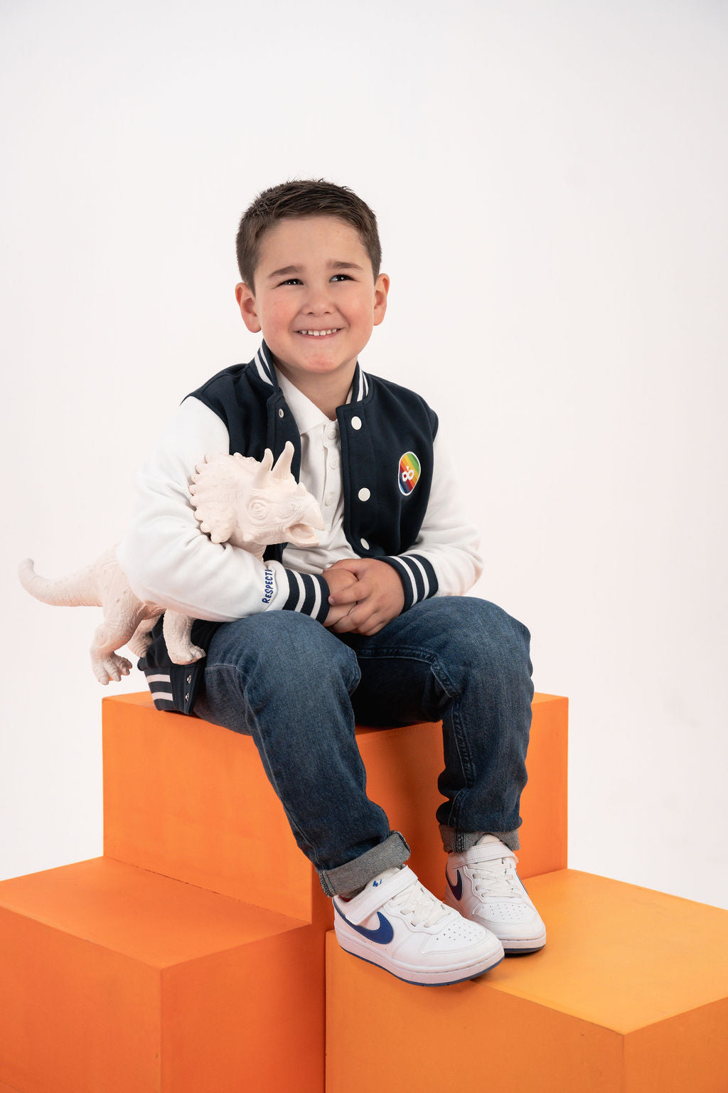 Veste Teddy Enfant Bleu Marine