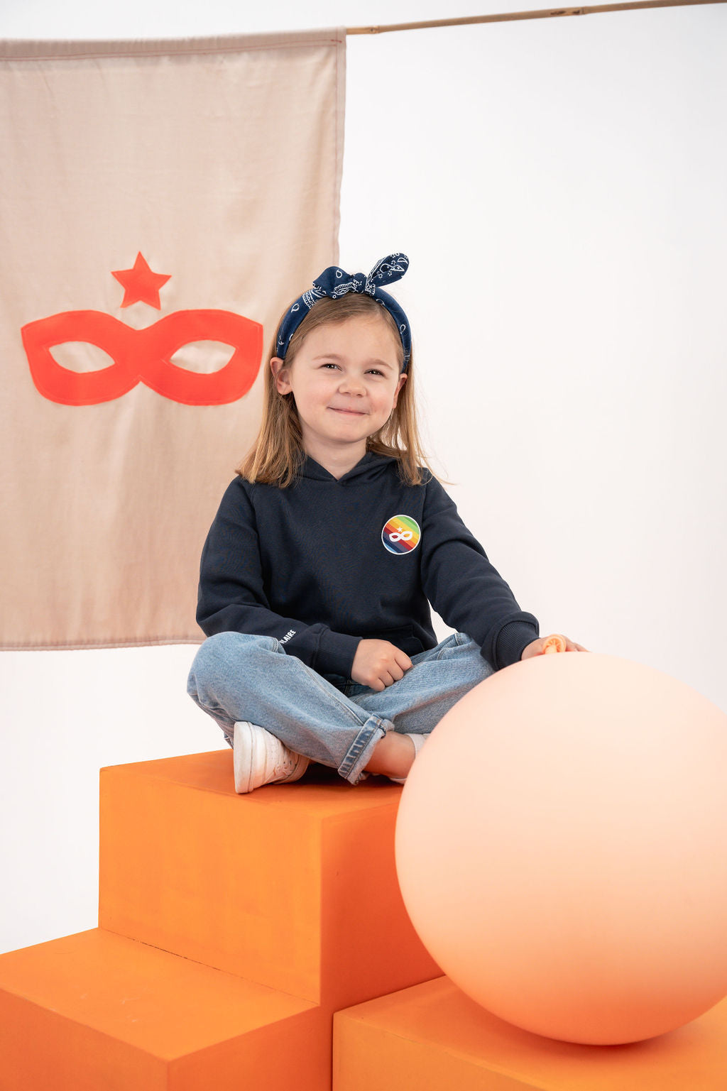 Sweat à Capuche Enfant Bleu Marine