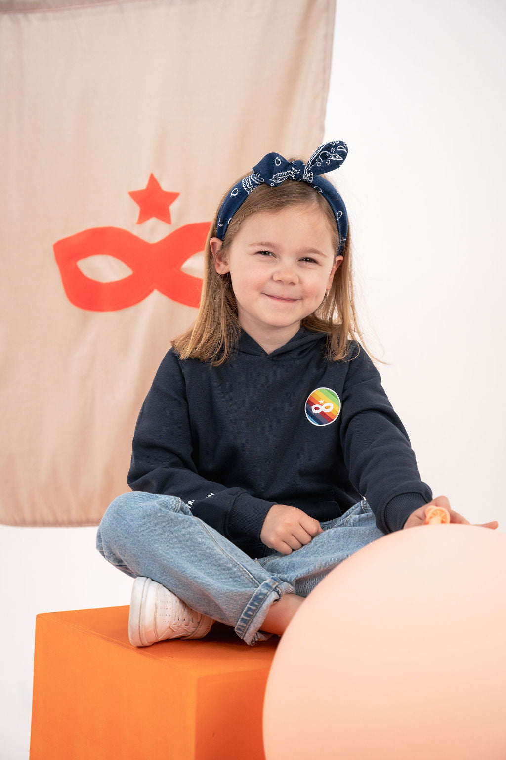 Sweat à Capuche Enfant Bleu Marine