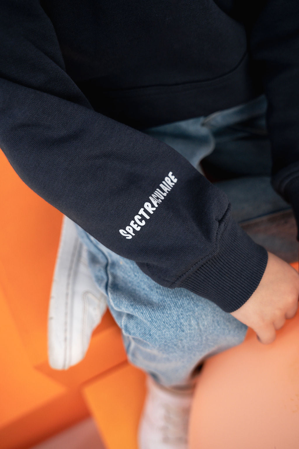 Sweat à Capuche Enfant Bleu Marine