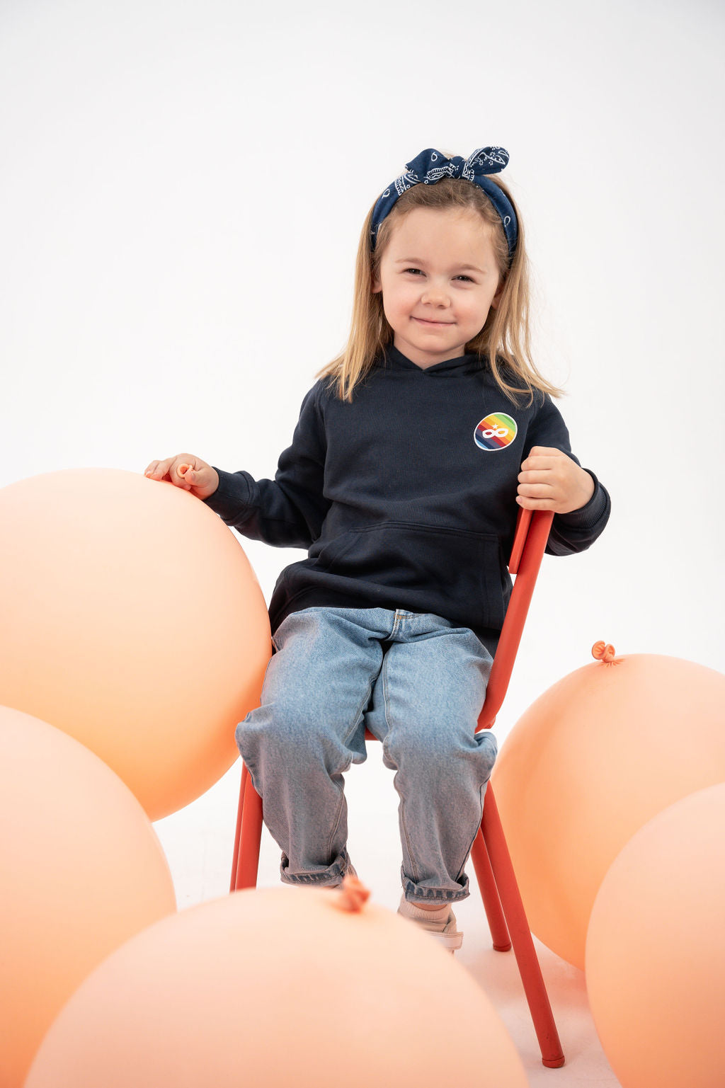 Sweat à Capuche Enfant Bleu Marine