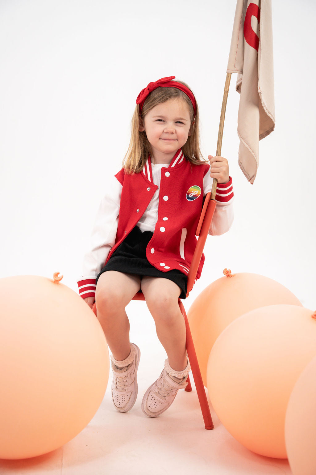 Veste Teddy Enfant Rouge