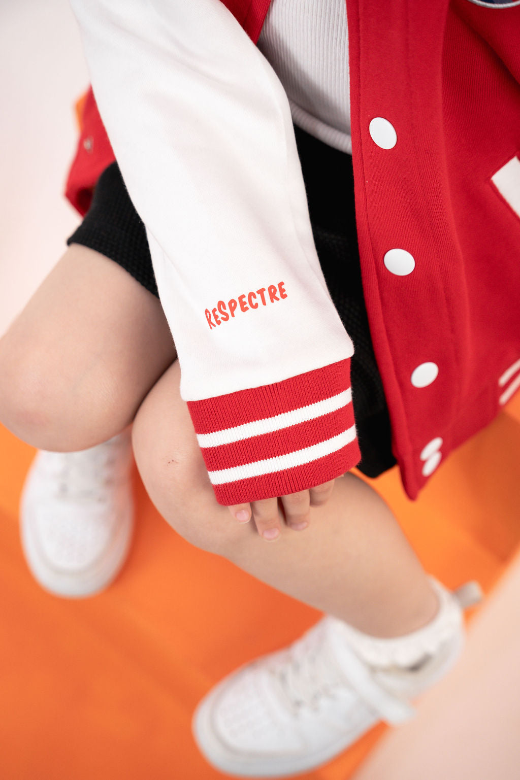 Veste Teddy Enfant Rouge