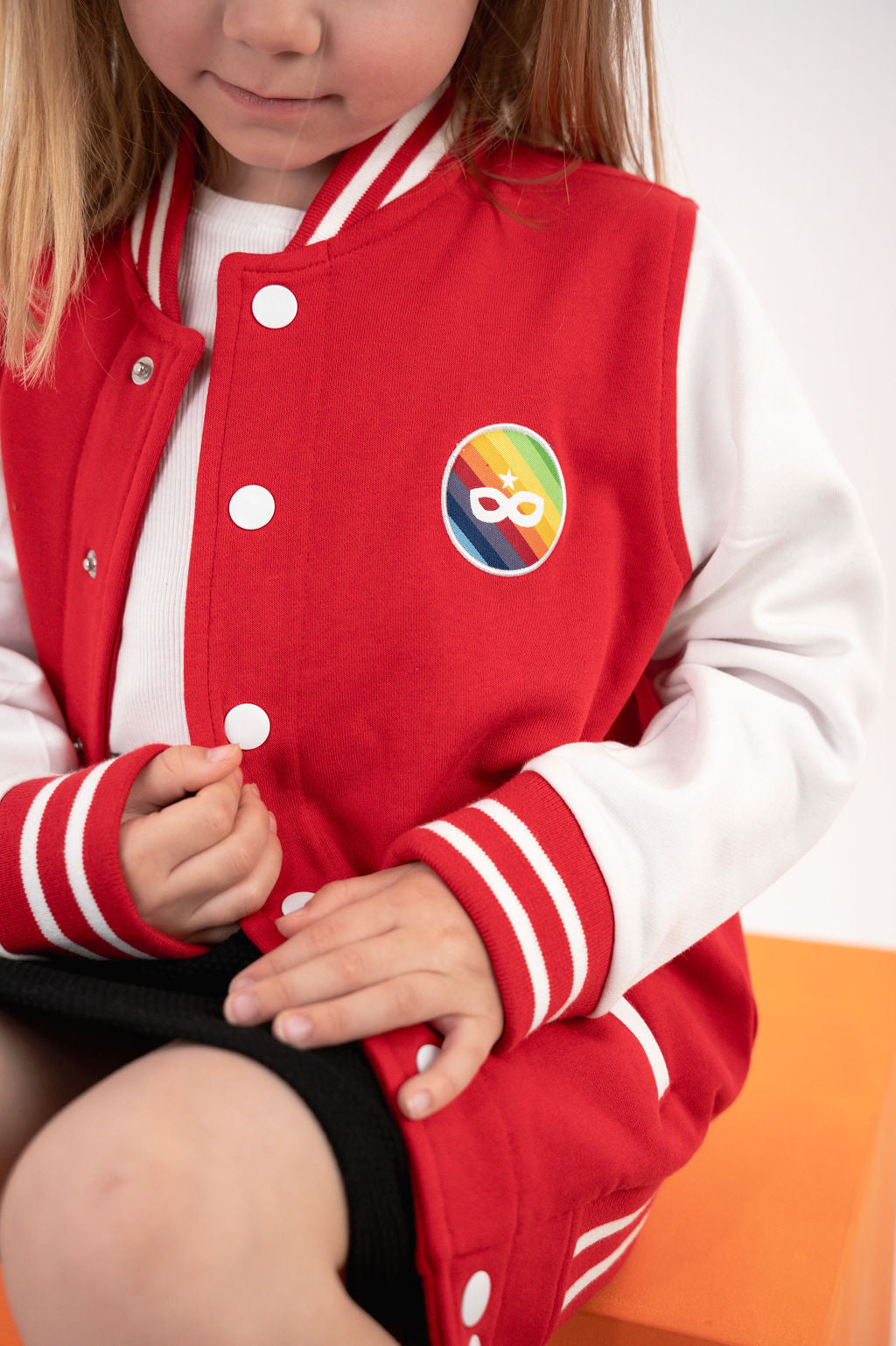 Veste Teddy Enfant Rouge