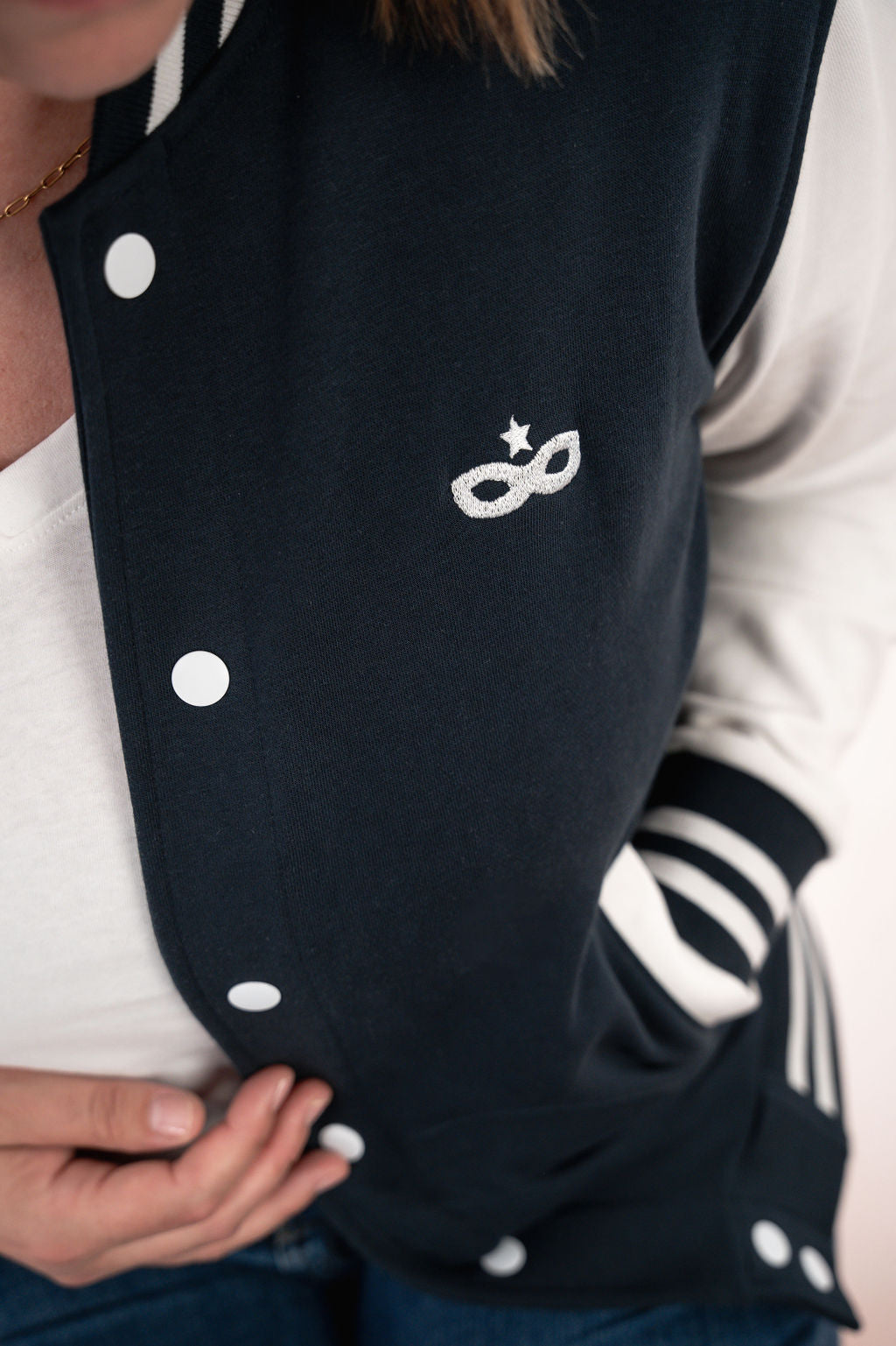 Veste Teddy Adulte Bleu Marine