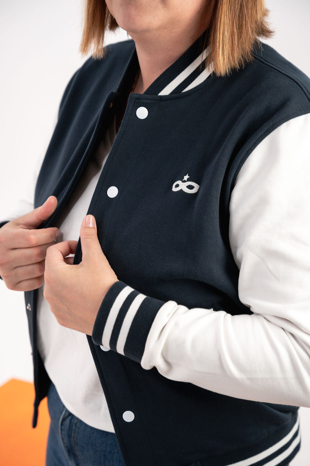 Veste Teddy Adulte Bleu Marine