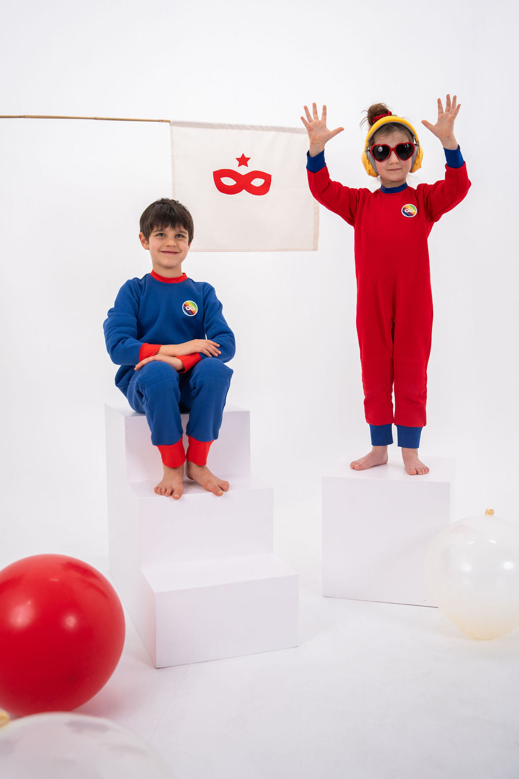 Combinaison sensorielle - Captain Space rouge vif