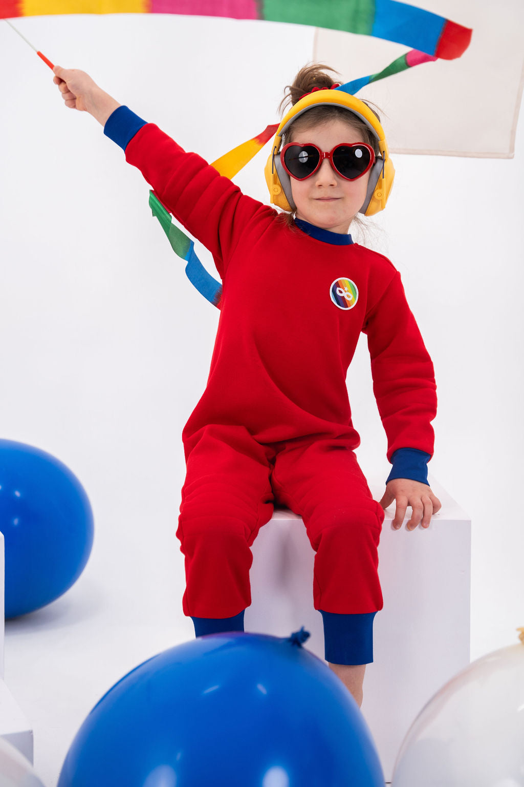 Combinaison sensorielle - Captain Space rouge vif