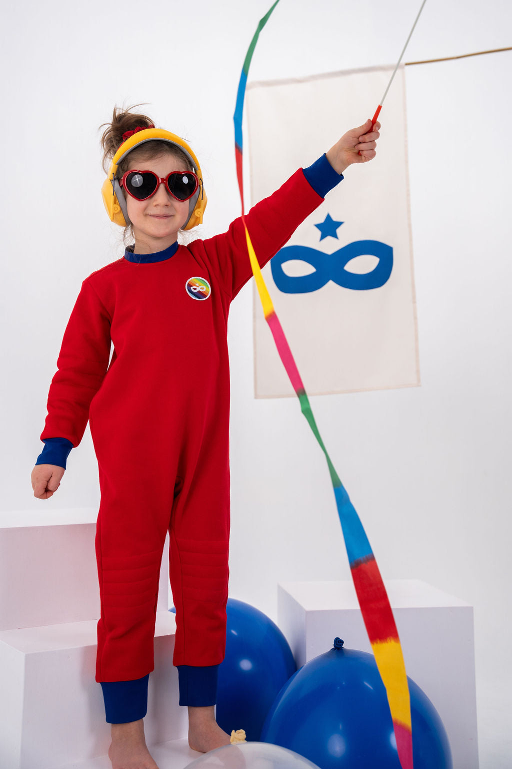 Combinaison sensorielle - Captain Space rouge vif