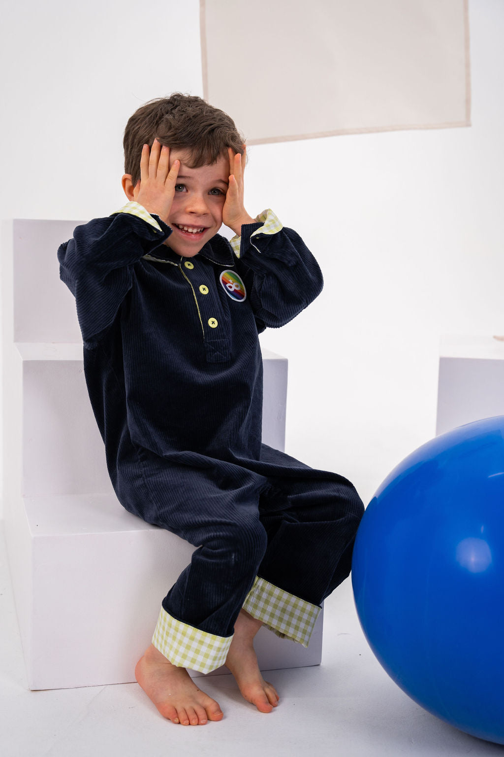 Combinaison sensorielle - Super Puff bleu marine