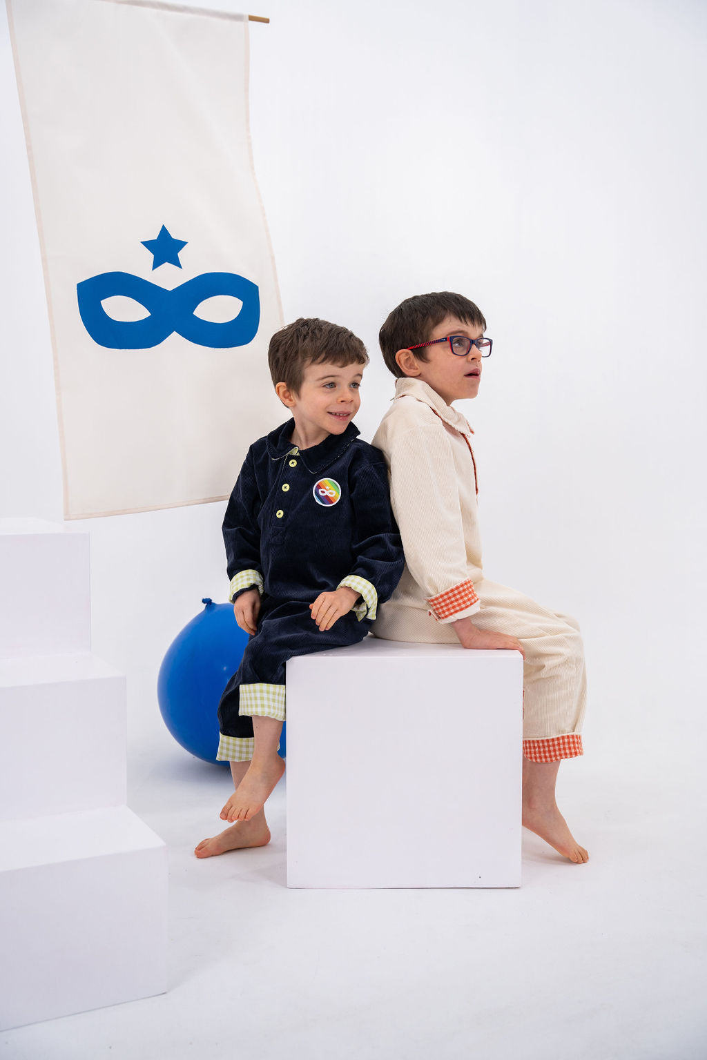 Combinaison sensorielle - Super Puff bleu marine