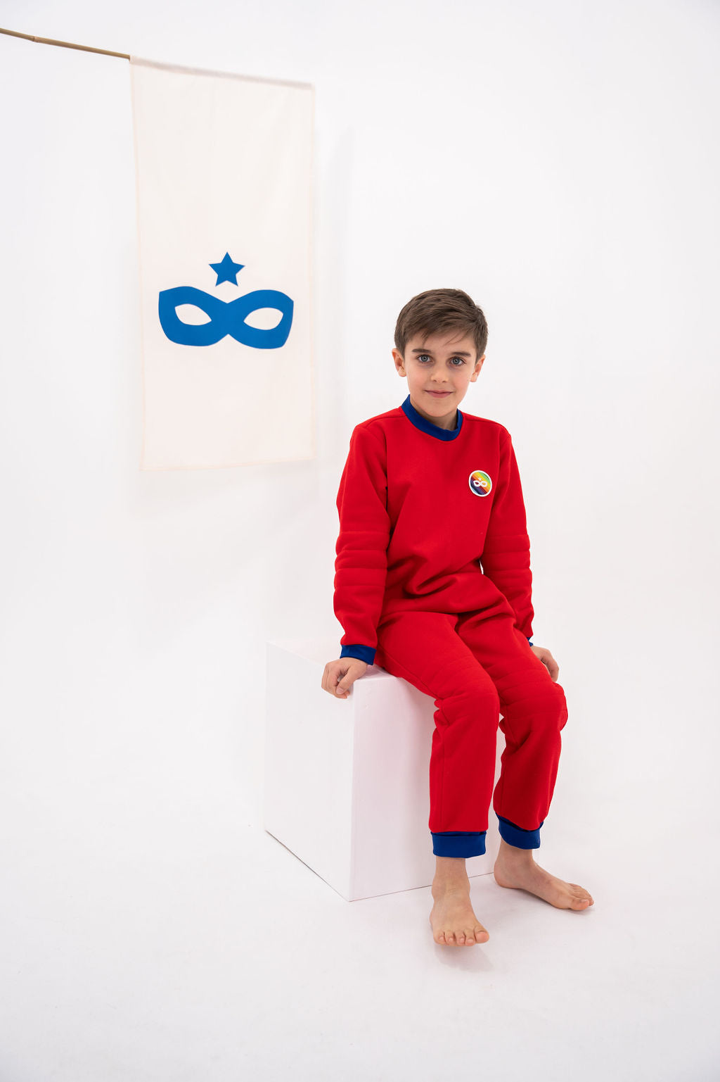 Combinaison sensorielle - Captain Space rouge vif