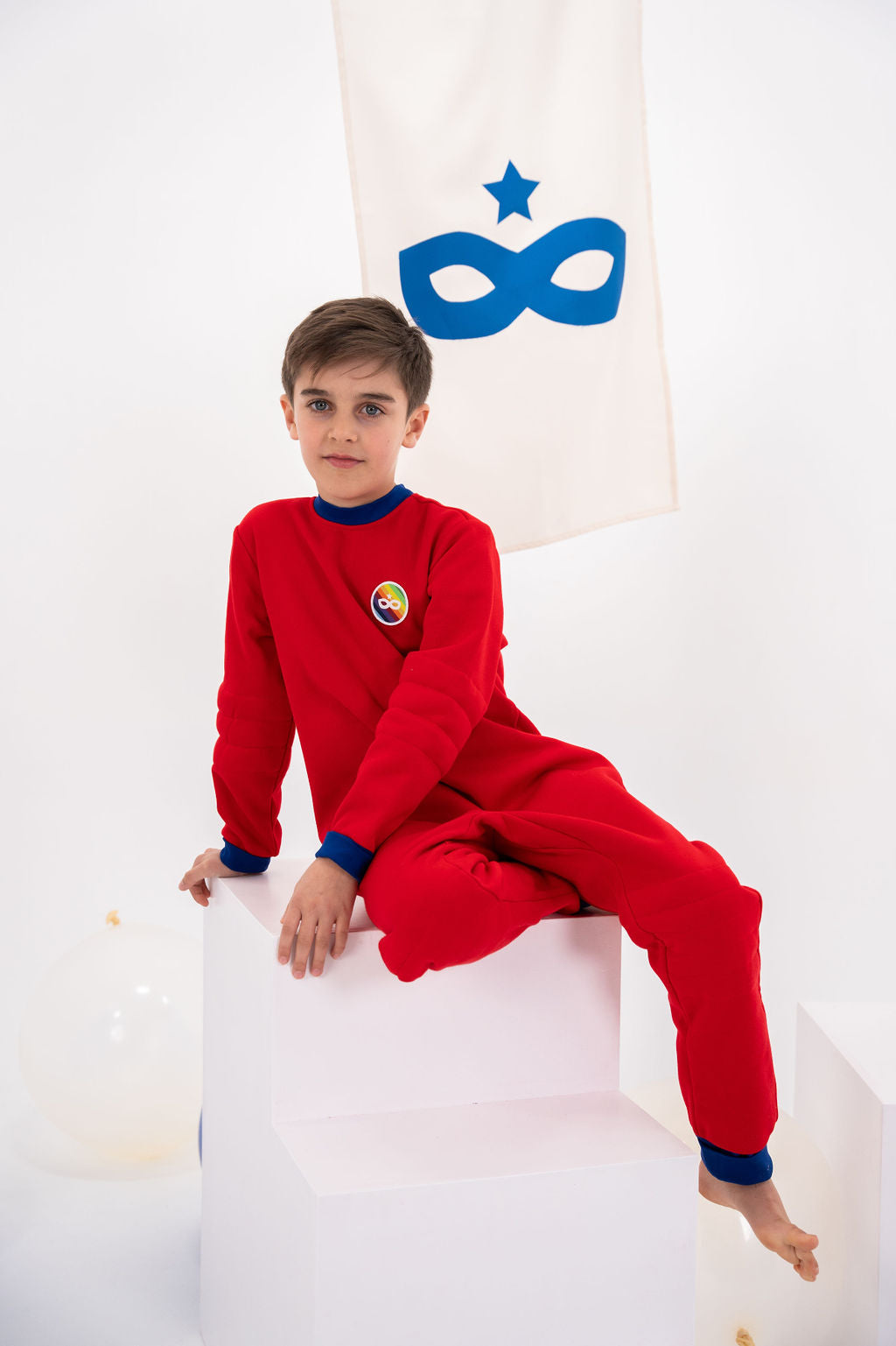 Combinaison sensorielle - Captain Space rouge vif