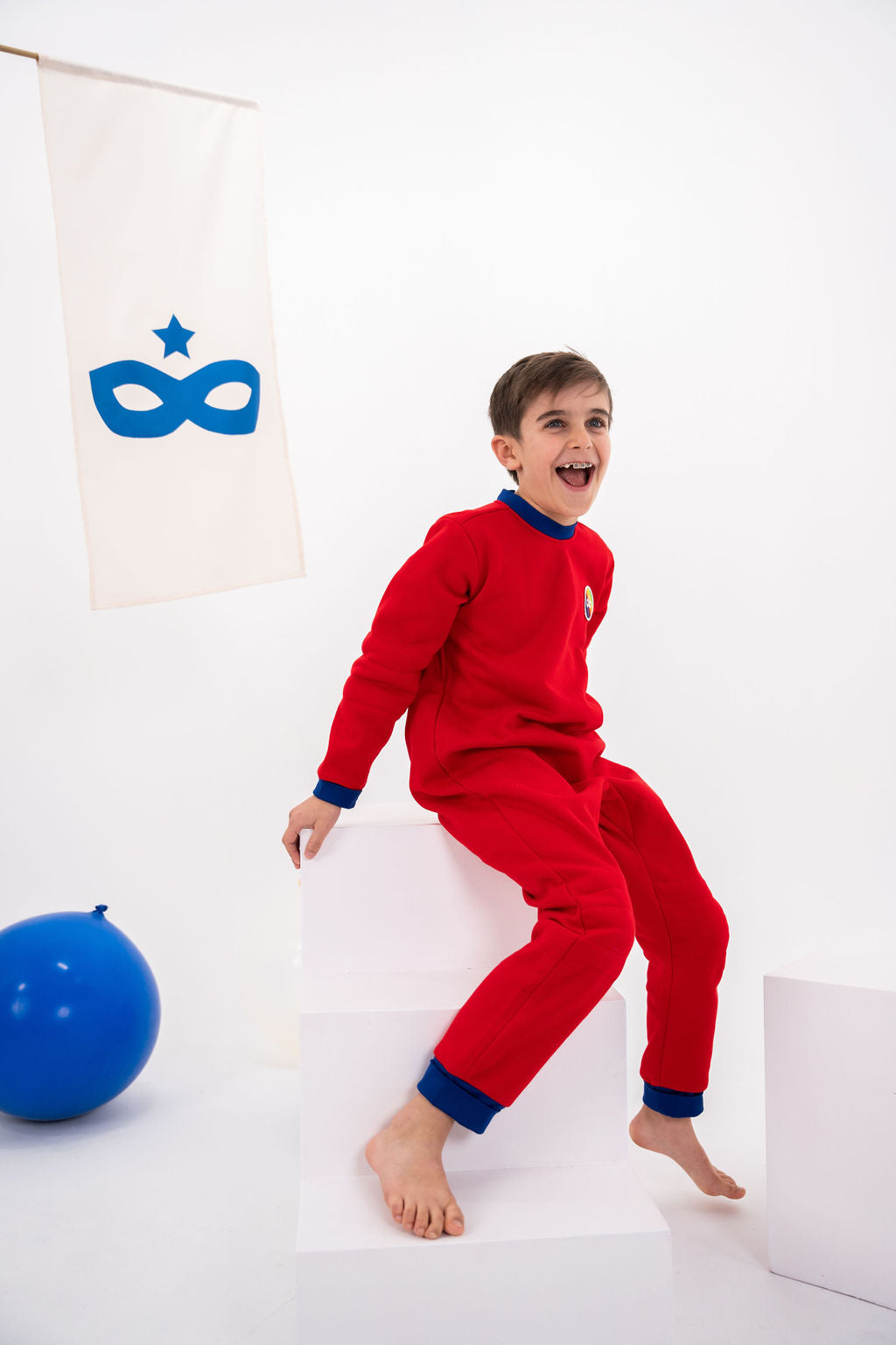 Combinaison sensorielle - Captain Space rouge vif