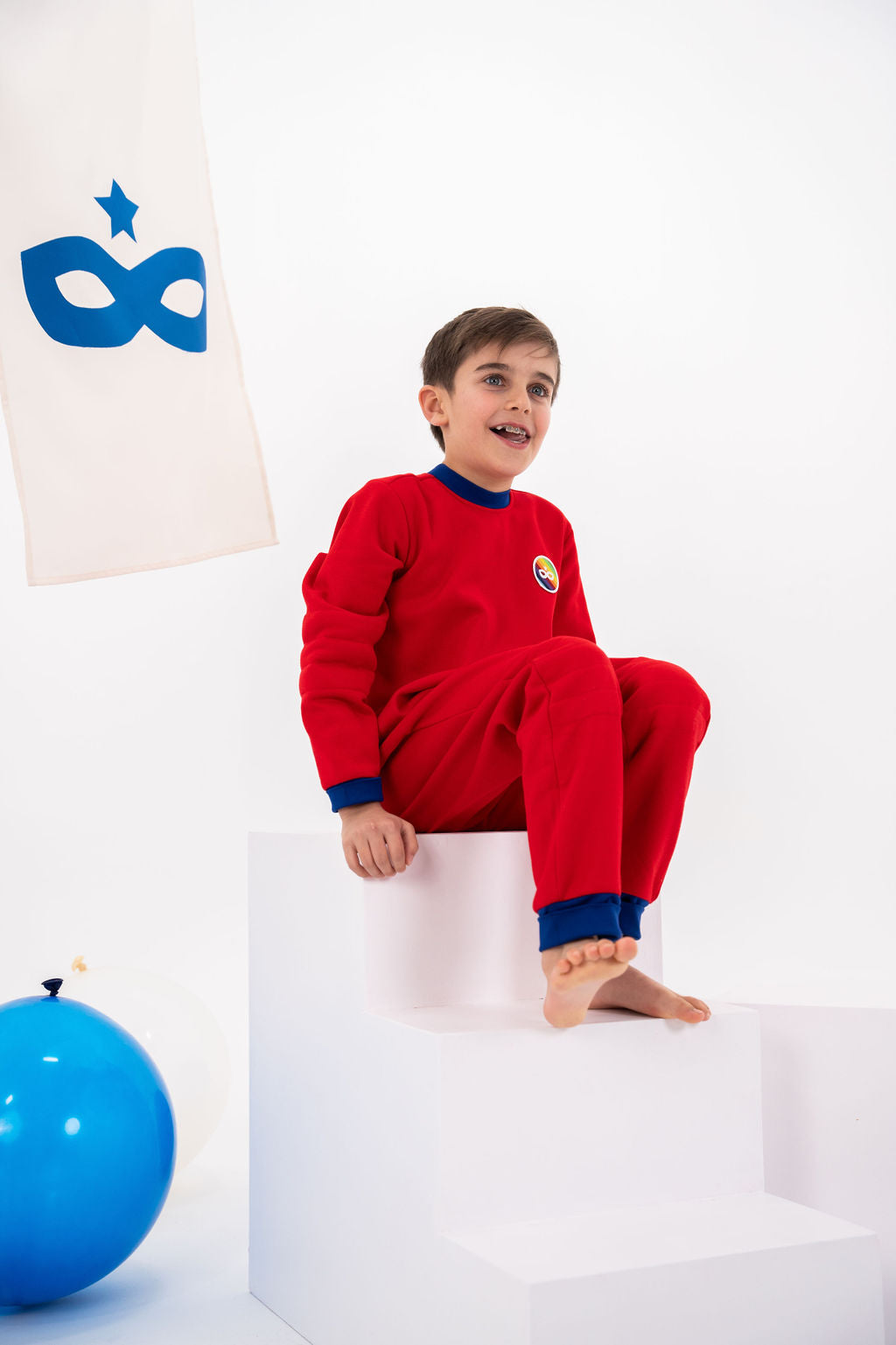 Combinaison sensorielle - Captain Space rouge vif