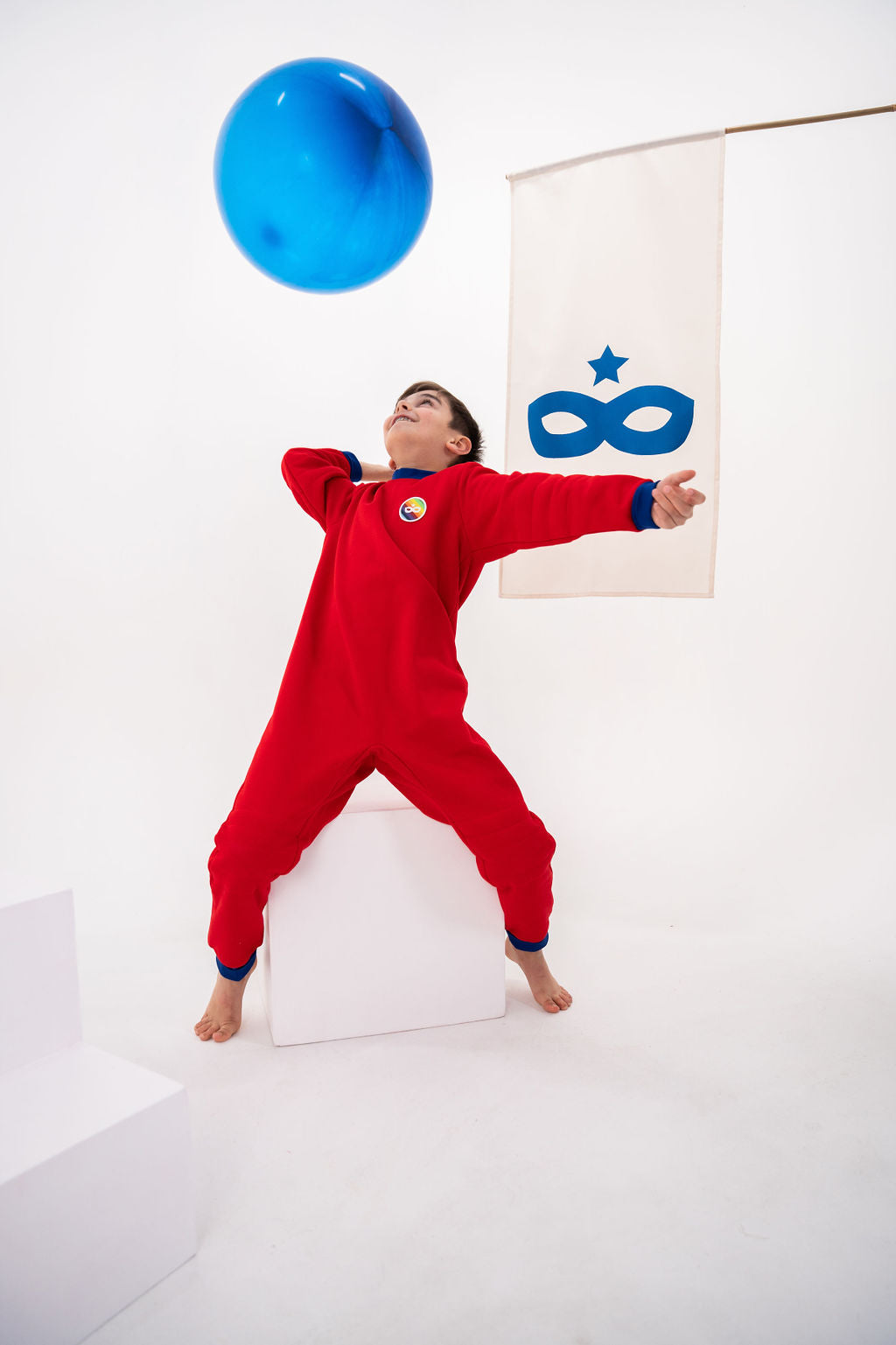 Combinaison sensorielle - Captain Space rouge vif