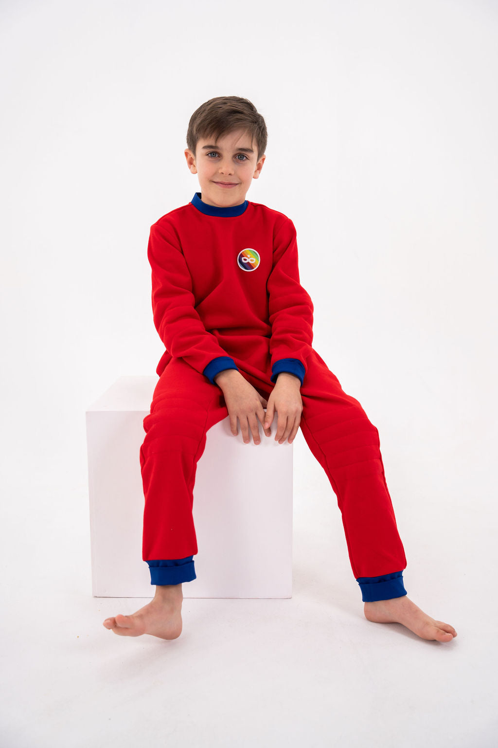 Combinaison sensorielle - Captain Space rouge vif