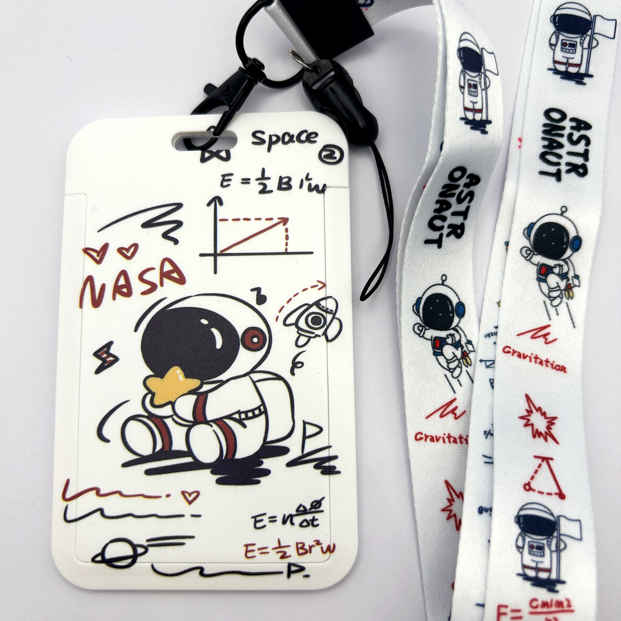 Tour de Cou : Cosmonaute Space - "Je suis Autiste"