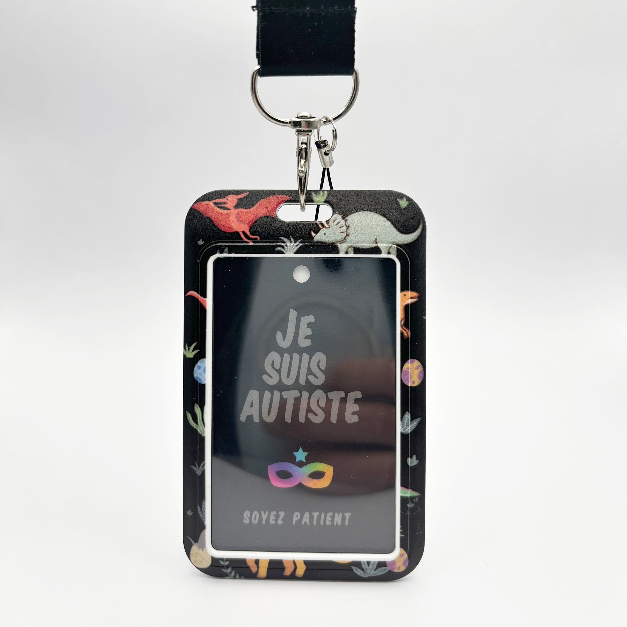 Tour de Cou : Dinosaures - "Je suis Autiste"