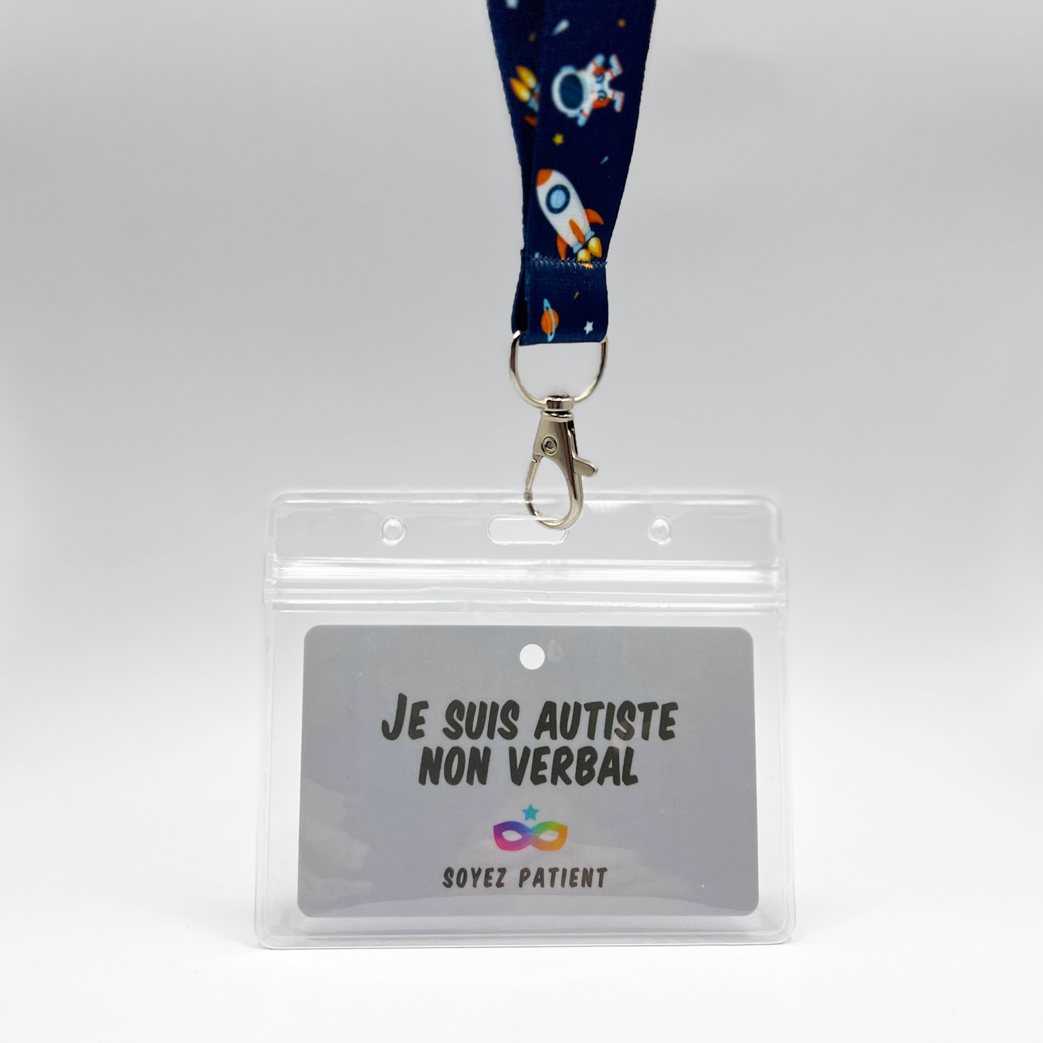 Tour de Cou : Espace - "Je suis Autiste"