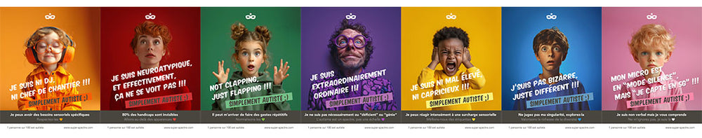 Affiche de sensibilisation à l'autisme