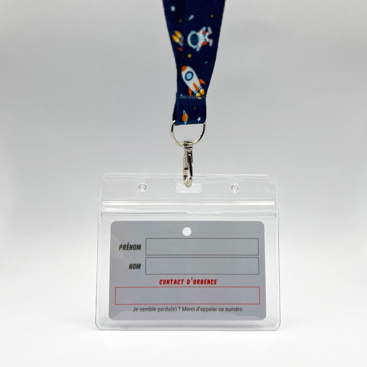 Pochette Tour De Cou Pompiers – Si Je Suis Grand – Die Spiegelburg – Pour Enfants, Avec Compartiment Transparent
